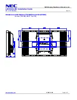 Preview for 9 page of NEC LCD6520L-BK-AV - MultiSync - 65" LCD Flat Panel... Installation Manual