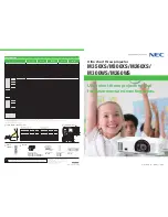 NEC M350XS Specifications предпросмотр