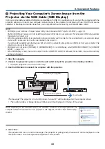 Предварительный просмотр 54 страницы NEC M403W User Manual