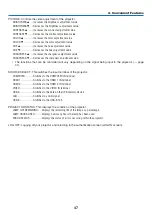 Предварительный просмотр 58 страницы NEC M403W User Manual