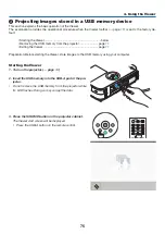 Предварительный просмотр 86 страницы NEC M403W User Manual