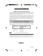 Предварительный просмотр 50 страницы NEC MultiSync FE791SB User Manual