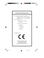 Предварительный просмотр 3 страницы NEC MULTISYNC LCD1510+ Safety Instruction