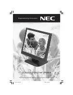NEC MultiSync LCD1515 User Manual preview