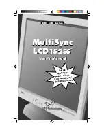 NEC MultiSync LCD1525S User Manual preview