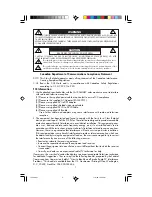 Preview for 3 page of NEC MultiSync LCD1525X User Manual