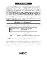 Preview for 54 page of NEC MultiSync LCD1970V User Manual
