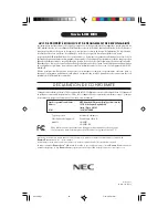 Preview for 52 page of NEC MultiSync LCD2010X User Manual
