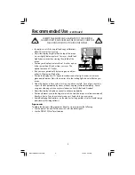 Preview for 10 page of NEC MultiSync MD21GS-3MP Quick Reference Manual