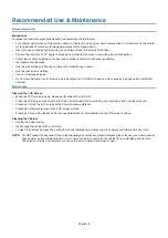 Предварительный просмотр 12 страницы NEC MultiSync ME431 User Manual
