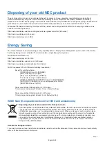 Предварительный просмотр 96 страницы NEC MultiSync ME431 User Manual