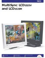 NEC NEC MultiSync LCD1525V  LCD1525V LCD1525V Specifications preview