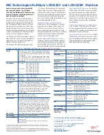 Предварительный просмотр 2 страницы NEC NEC MultiSync LCD1525V  LCD1525V LCD1525V Specifications