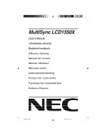 Preview for 155 page of NEC NEC MultiSync LCD1550X  LCD1550X LCD1550X Service Manual