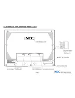 Preview for 4 page of NEC NEC MultiSync LCD1860NX  LCD1860NX LCD1860NX Dimensions