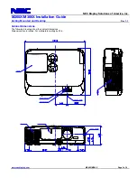 Предварительный просмотр 3 страницы NEC NP-M260X Installation Manual