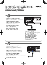 NEC NP-PX800X Quick Setup Manual предпросмотр