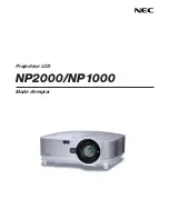 Preview for 289 page of NEC NP2000 User Manual