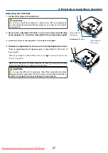 Предварительный просмотр 38 страницы NEC NP3200 User Manual