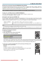 Предварительный просмотр 79 страницы NEC NP3200 User Manual