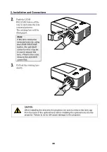 Предварительный просмотр 35 страницы NEC NP4100WJ User Manual