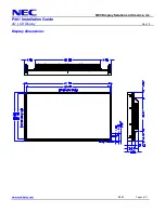 Preview for 3 page of NEC P461-AVT - MultiSync - 46" LCD TV Installation Manual