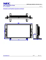 Preview for 5 page of NEC P461 - MultiSync - 46" LCD Flat Panel... Installation Manual