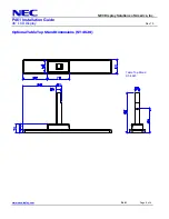 Preview for 6 page of NEC P461 - MultiSync - 46" LCD Flat Panel... Installation Manual