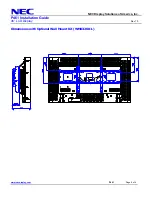 Preview for 8 page of NEC P461 - MultiSync - 46" LCD Flat Panel... Installation Manual