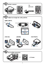 Предварительный просмотр 7 страницы NEC P627UL Quick Setup Manual