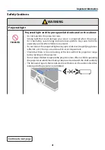 Preview for 7 page of NEC PA1705UL-W Installation Manual