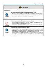 Preview for 14 page of NEC PA1705UL-W Installation Manual