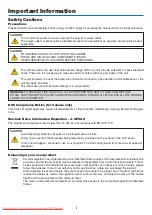 Preview for 3 page of NEC PA600X Series User Manual