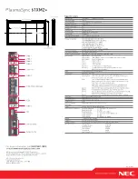 Preview for 2 page of NEC PlasmaSync PX-61XM2PA Brochure