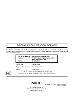 Preview for 190 page of NEC PX-42XM4A User Manual