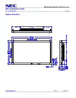 Preview for 3 page of NEC S521-AVT Installation Manual