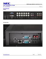 Preview for 9 page of NEC S521-AVT Installation Manual