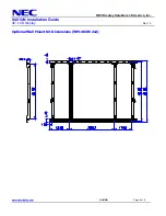 Preview for 8 page of NEC X461UN - MultiSync - 46" LCD Flat Panel... Installation Manual