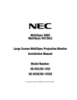 Preview for 1 page of NEC XG85-XG135LC Installation Manual