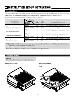 Preview for 3 page of NEC XG85-XG135LC Installation Manual