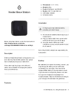 Nectar Base Station Manual preview
