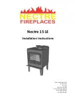 Preview for 1 page of Nectre Fireplaces 15 LE Installation Instructions Manual