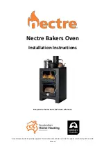 Nectre Fireplaces Baker's Oven Installation Instructions Manual preview