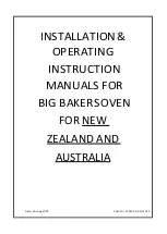 Preview for 1 page of Nectre Fireplaces Big Bakers Installation Instructions Manual