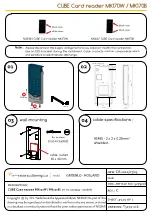 Preview for 1 page of Nedap CUBE MK170W Quick Start Manual