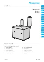 Nederman RBU 1300 User Manual preview