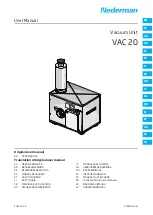 Nederman VAC 20 User Manual preview