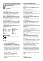 Preview for 5 page of nedis HTFA20WTW Manual