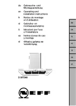 NEFF D 99T5N0 Operating And Installation Instructions preview