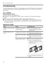 Preview for 42 page of NEFF S295HCX26G User Manual